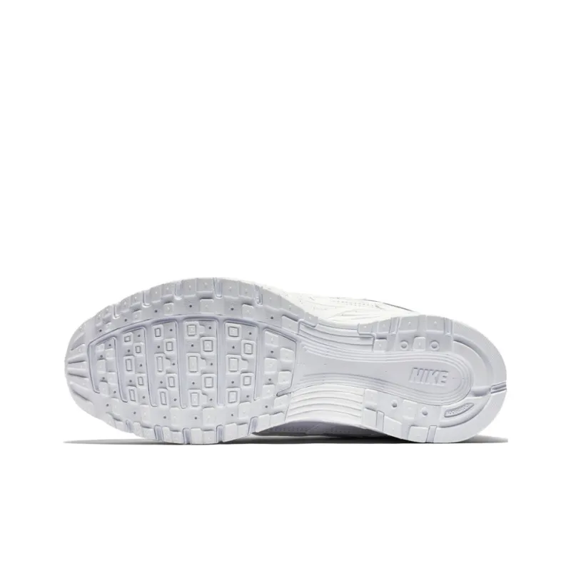 Nike P 6000 Triple White Women's-4