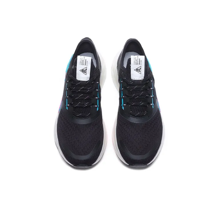 LiNing Arashi Plus Cushioning Rebound Low Top Running Shoes Women's Standard Black-3