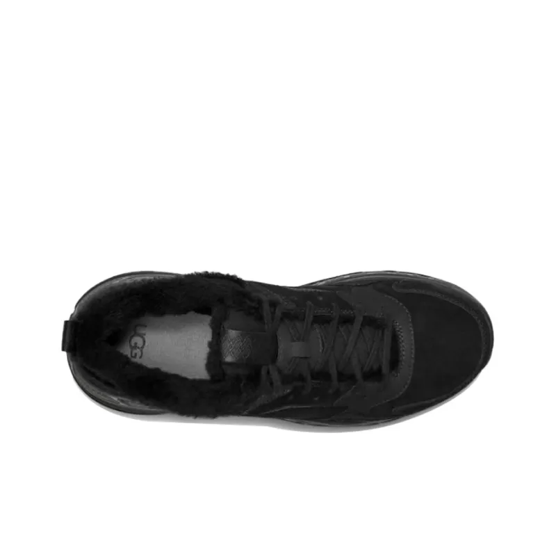UGG CA805 Spill Seam Low Top Suede Shoes/Sneakers Black-4