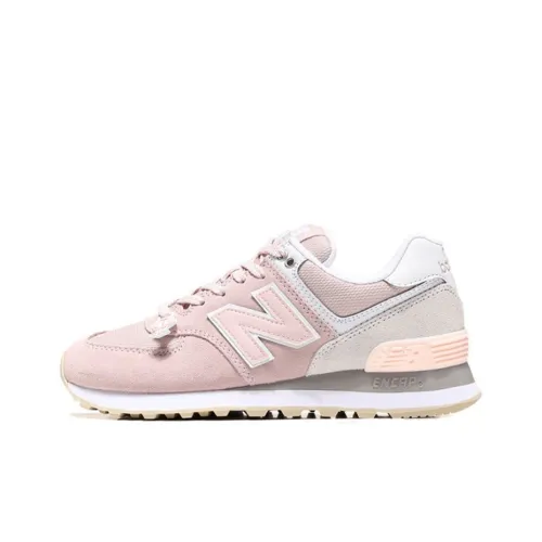 New Balance NB 574 Series Running Shoes Women's Low-Top Shell Pink