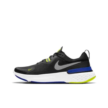 Nike React Miler Black Cyber Blue