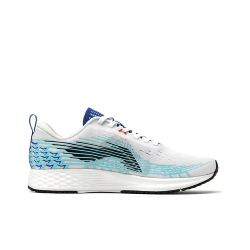 LiNing Red Hare 4 Shock Absorbers With Slip Resistant Features Low Top Running Shoes Men's Crystal Blue-1