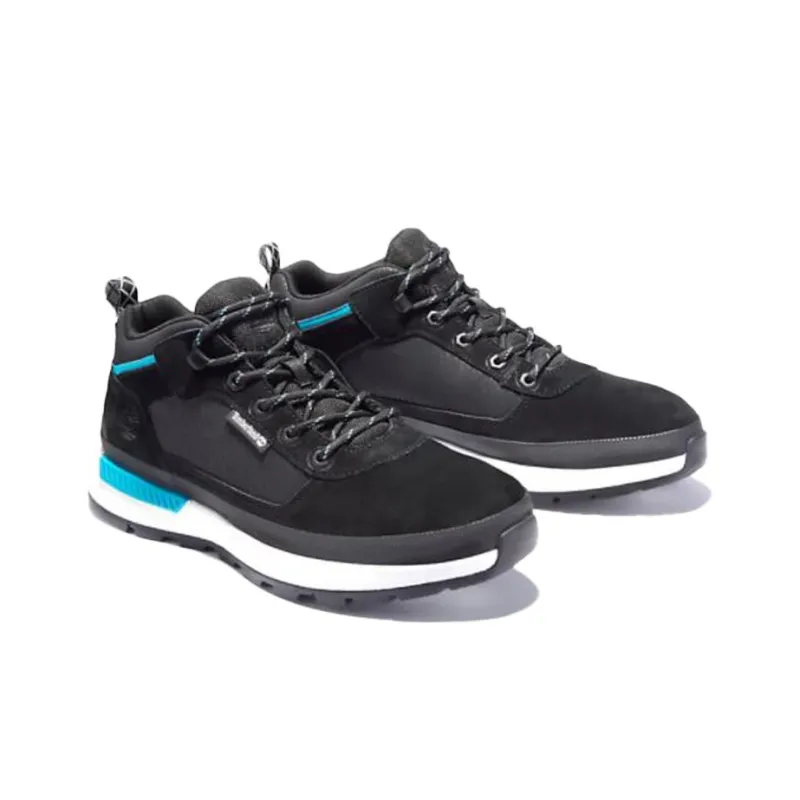 Timberland Field Trekker Cushioning Wear-Resistant Mid-Top Running Shoes Men's Black-1
