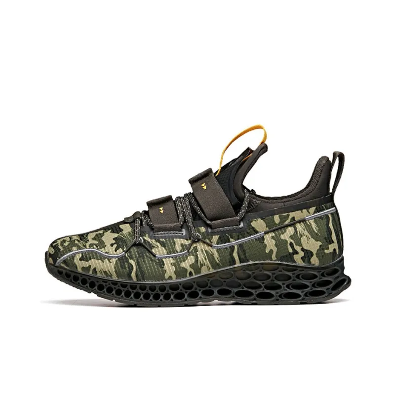 Anta A-Flashfoam Cushioning Low-Top Running Shoes Men's Camouflage-0