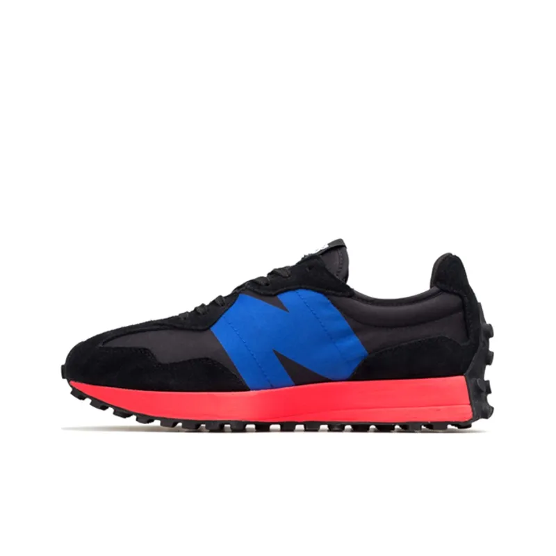 New Balance 327 Black Blue Red-0