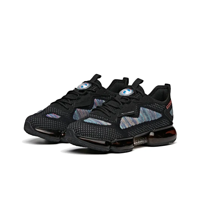 Anta Low-Top Running Shoes Women's Black Pink-1