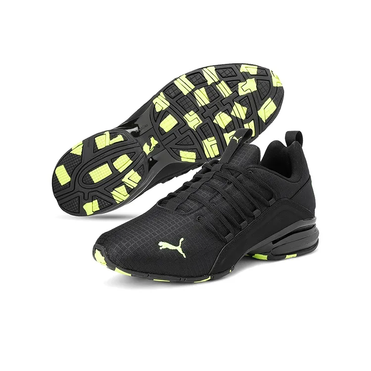 Puma Axelion Black Green-2