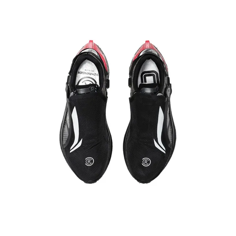 LiNing Low Top Running Shoes Men's Black-3