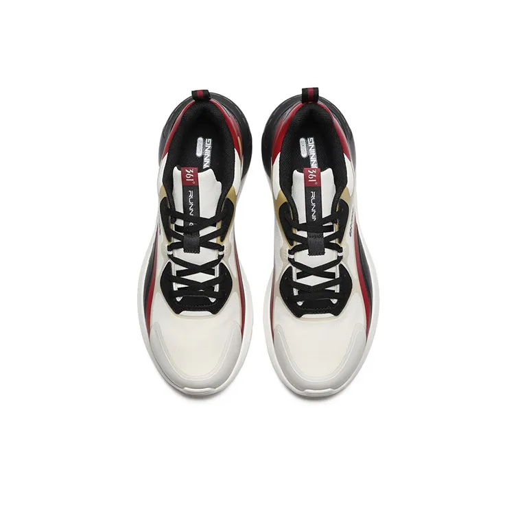 361° Running Shoes Men Low Top White/Red-1