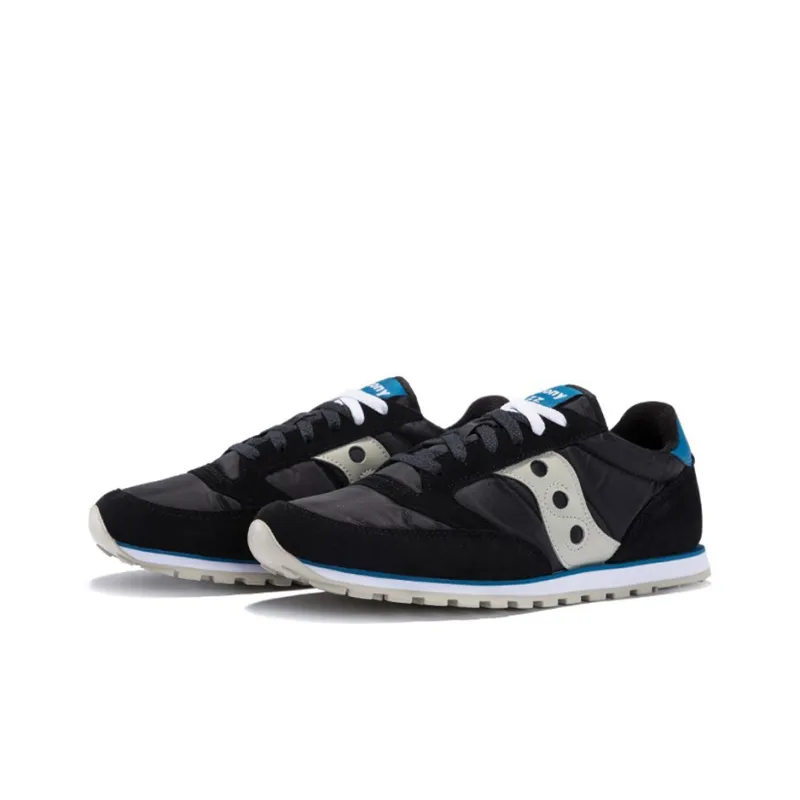 Saucony Jazz Non slip Lightweight Low Top Running Shoes Men's Black-2