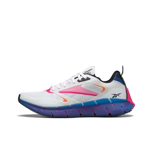 Reebok Zig Kinetica Running Shoes Unisex Low-Top White/Pink