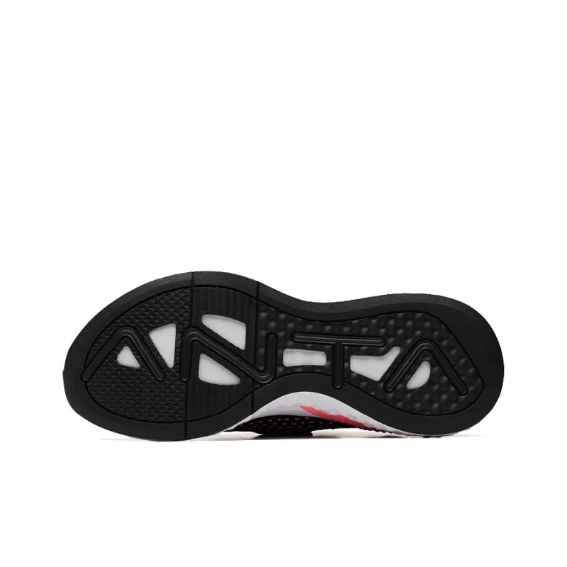 ANTA Running Shoes Women's Low Top Black/Fluorescent Neon Pink/ANTA White-4