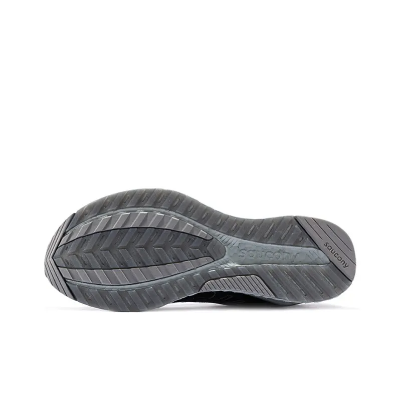 Saucony Freedom 3 Cushioning, Slip Resistant, And Abrasion Resistant Low Top Running Shoes Men's Black Silver-4