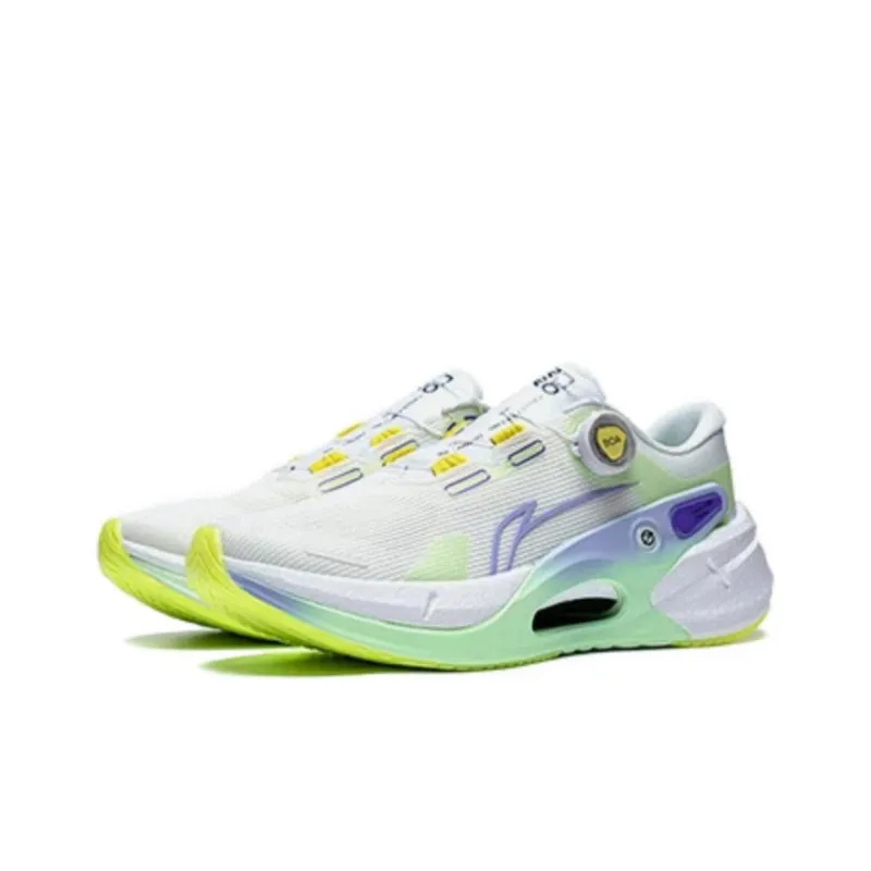 LiNing Furious Rider 7.0 PRO Rebound Low Top Running Shoes Men's White Green-2