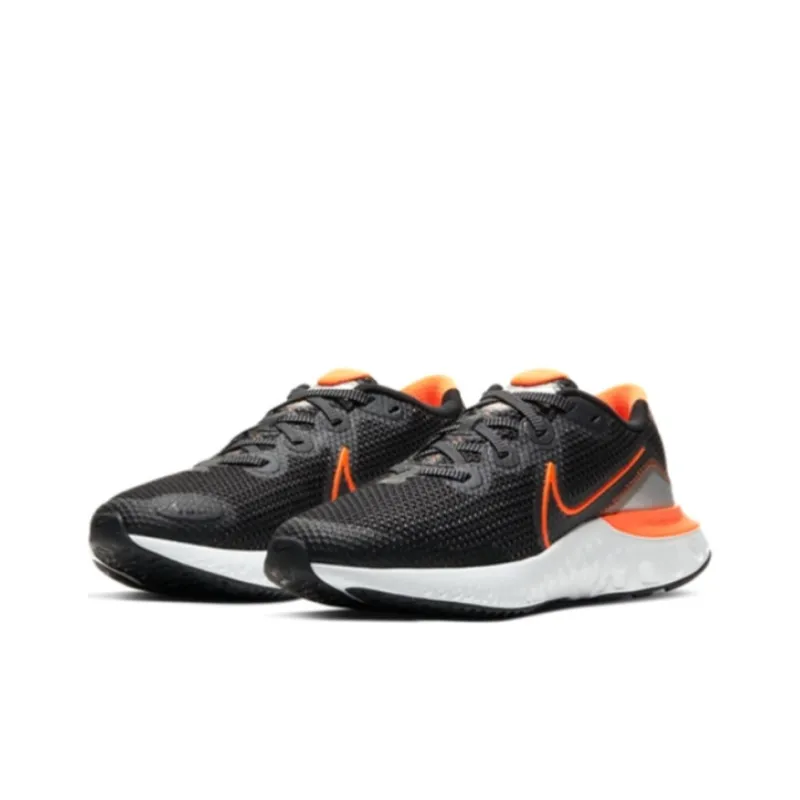Nike Renew Run Black Total Orange GS-2