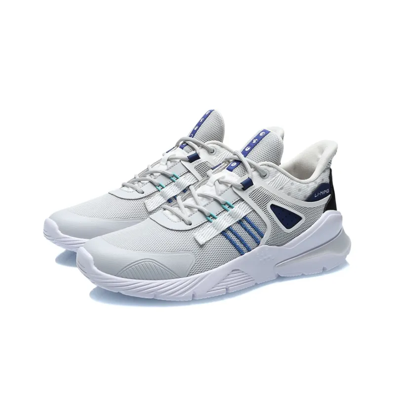 LINING Running Shoes Unisex Low Top Gray/White-2