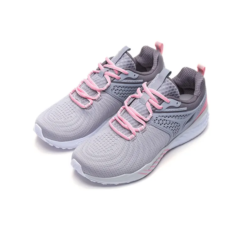 LiNing Cloud 5 V2 Cushioning Low Top Running Shoes Women's Muddy Gray Purple-2
