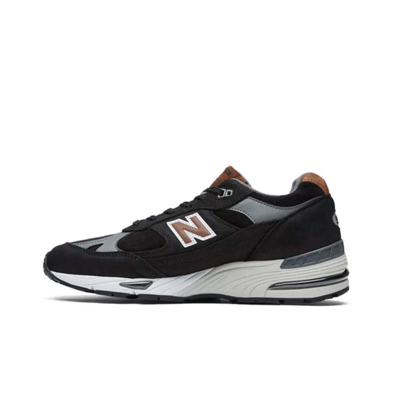 New Balance 991 MiUK Black Grey Brown-0