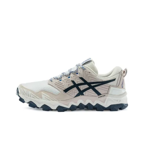 Asics GEL-FujiTrabuco 8 Running Shoes Men Low-Top White/Light Brown