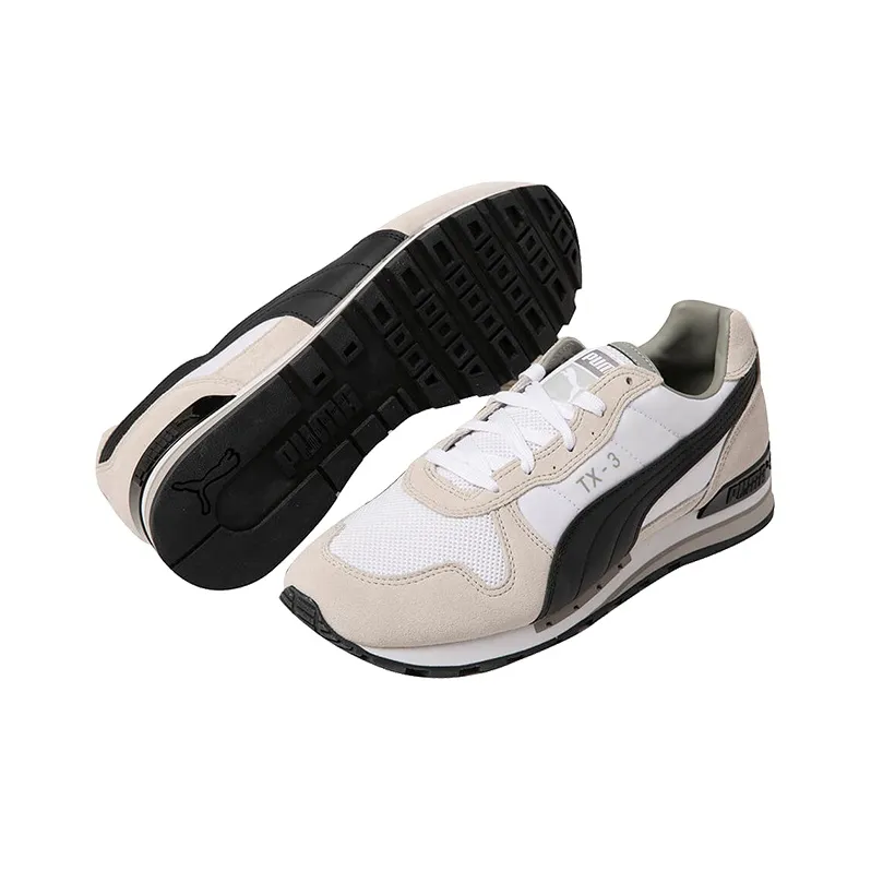PUMA Tx 3 Khaki/Black/White Low Sneakers-4