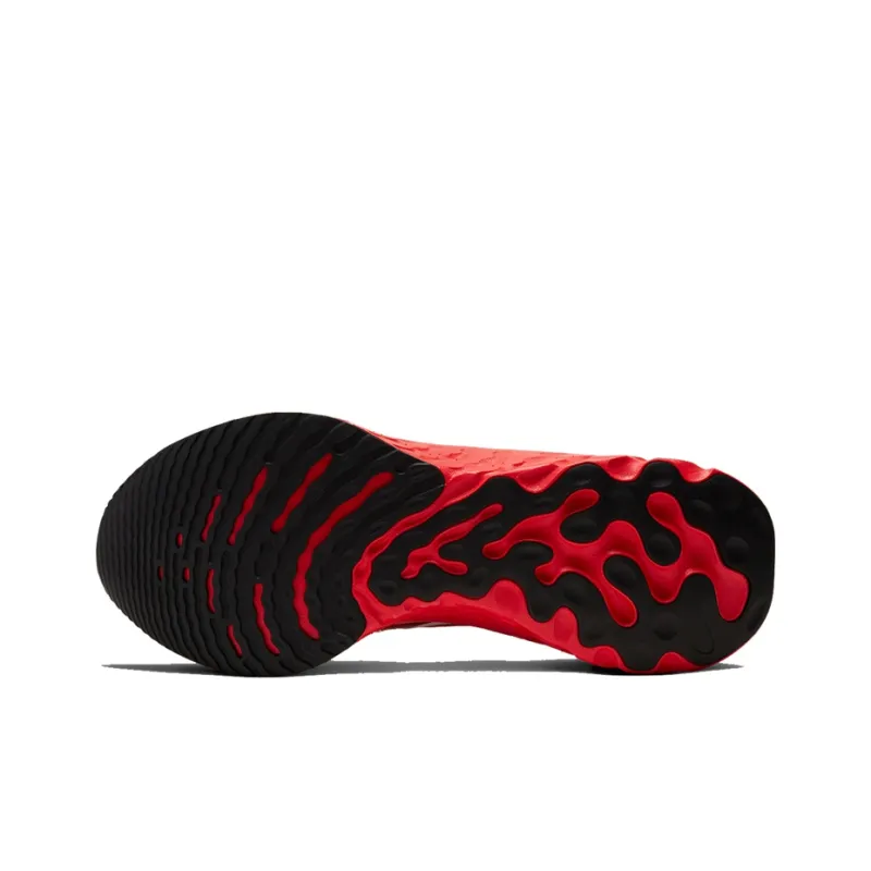 Nike React Infinity Run Flyknit Bright Crimson Black-4