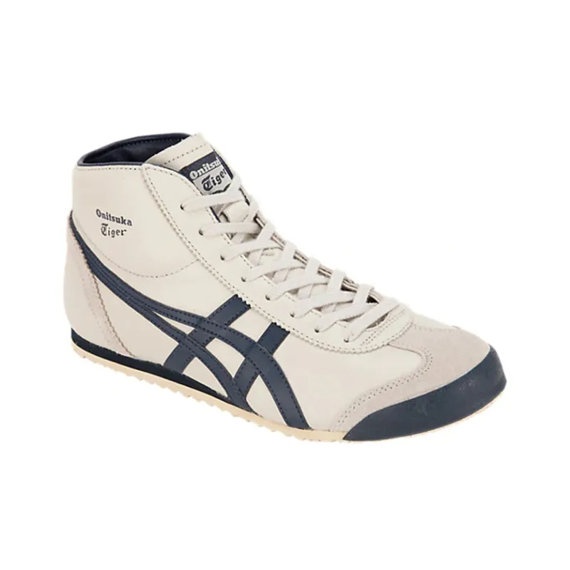 Onitsuka Tiger Mexico Mid Runner 'Creamwhite Dark Blue'-3