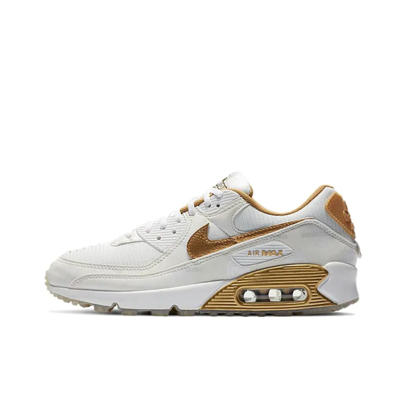 Nike Air Max 90 Worldwide White Gold Women's-0