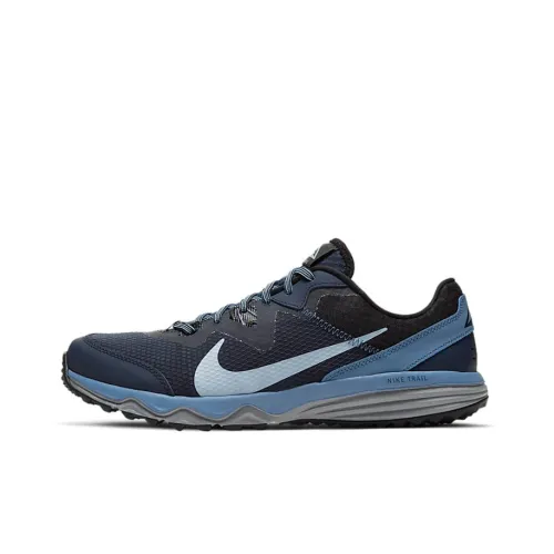 Nike Juniper Trail Running Shoes Men Low-Top Blue/Black