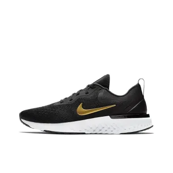Nike Odyssey React Black Metallic Gold Women's