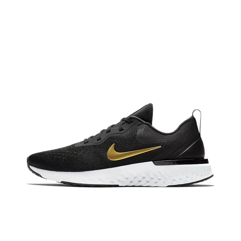 Nike Odyssey React Black Metallic Gold Women's-0
