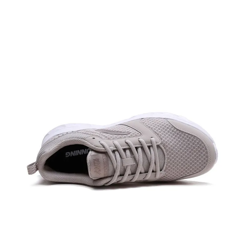 Anta Cushioning, Breathable, Lightweight Low Top Running Shoes Men's Gray White-2