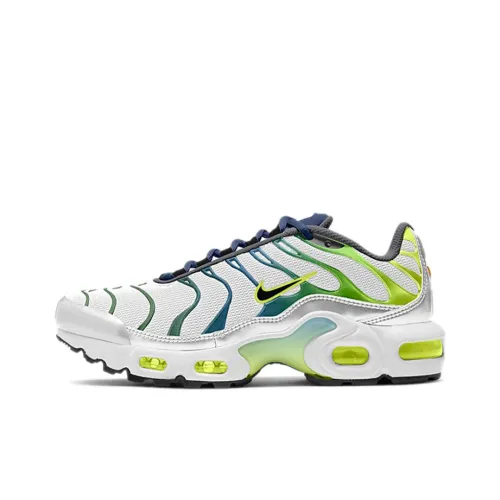 Nike Air Max Plus White Forest Green GS