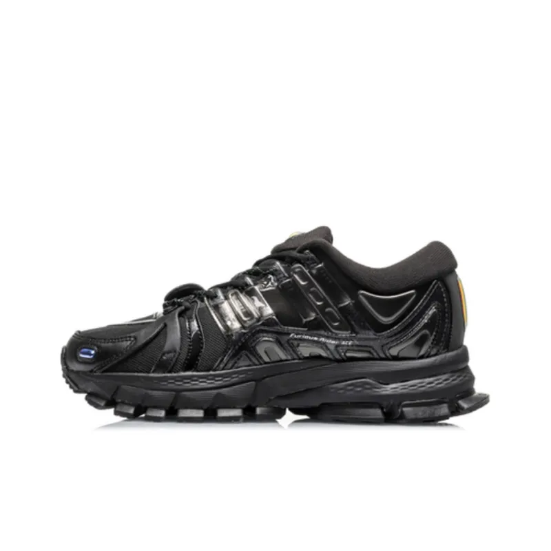 LiNing Running Shoes Men Low Top Black-0