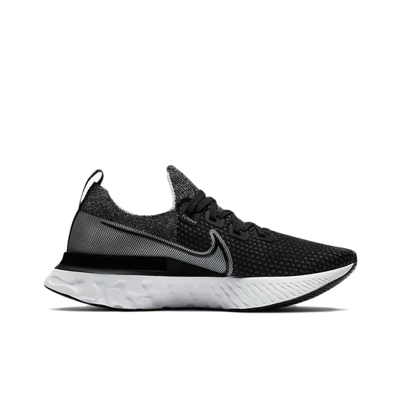 Nike React Infinity Run Flyknit Black White-1