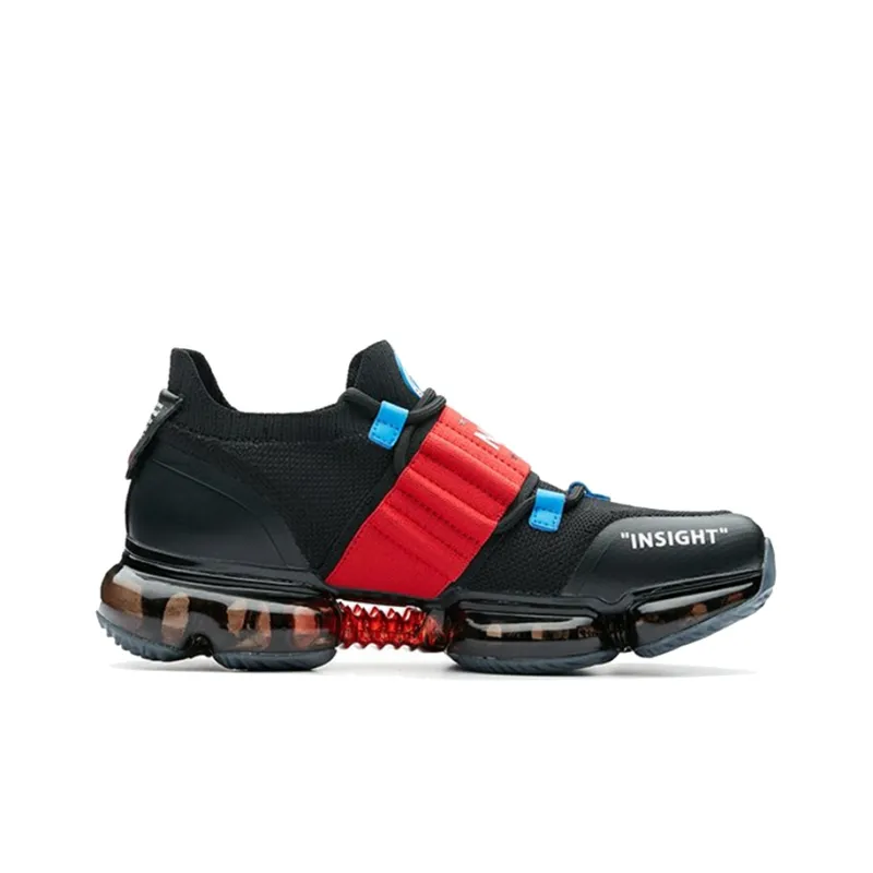 Anta NASA Collaboration Low Top Running Shoes Women's Black-1