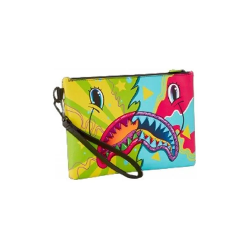 SPRAYGROUND PVC Wallets Clutches Women's Green-1