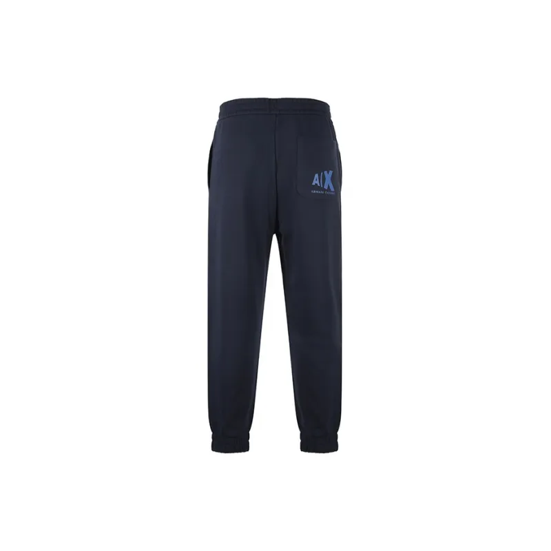 ARMANI EXCHANGE SS23 Knitted Sweatpants Men's Marine Blue-1