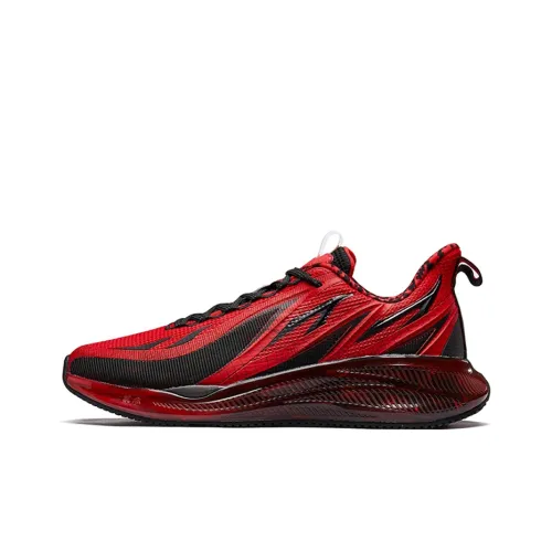 XTEP Windfire 23 Running Shoes Men Low-Top Red/Black