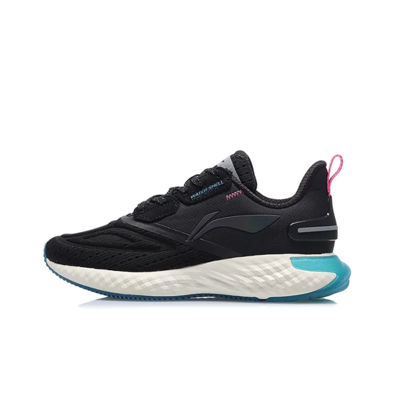 LiNing Cloud 5th Generation Shield Durable Breathable Low Top Running Shoes Women's Black White-0