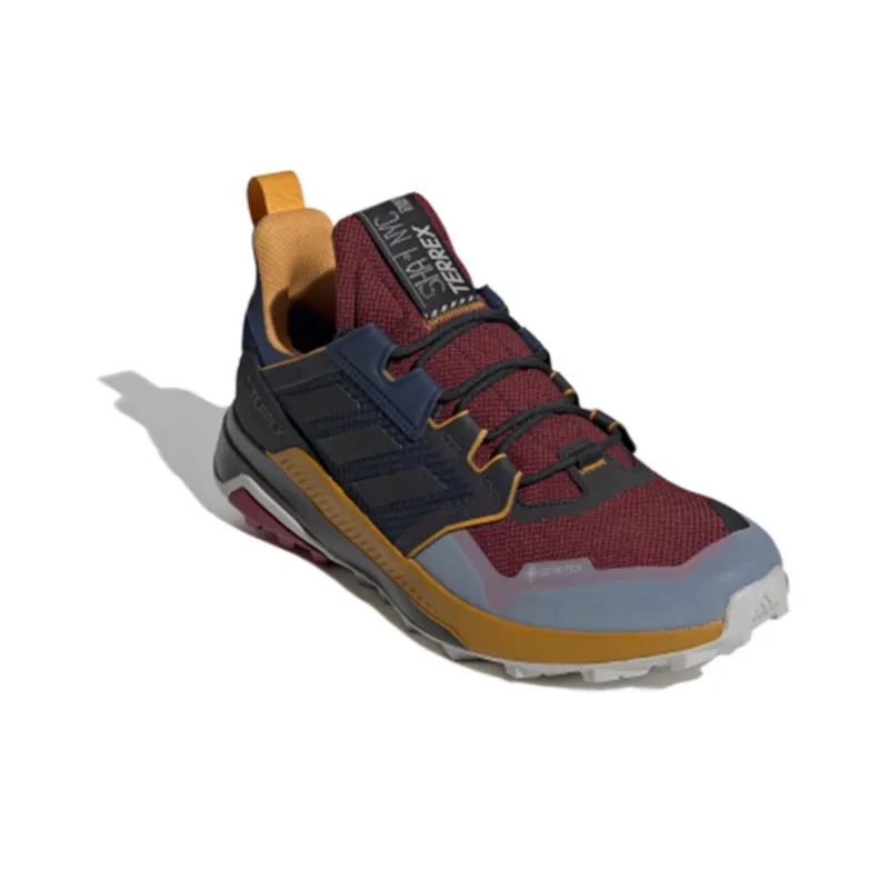Adidas Terrex Trailmaker Gt Breathable Low-Top Casual Running Shoes Men's Red Black Blue-2