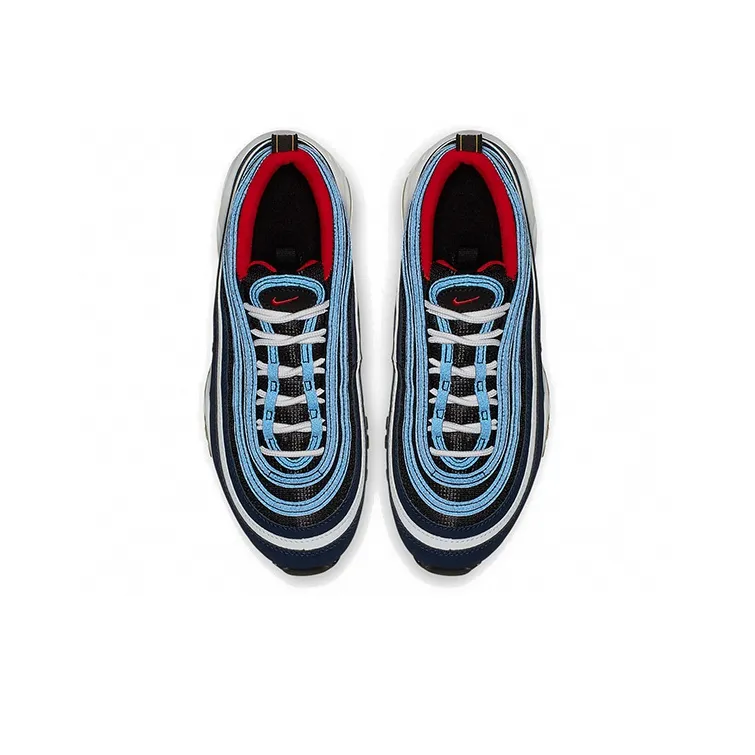 Nike Air Max 97 Midnight Navy Habanero Red GS-3
