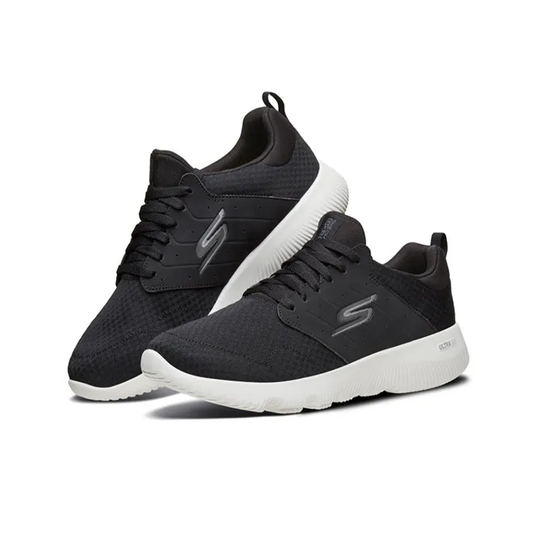 Skechers Go Run Focus 'Black And White'-2