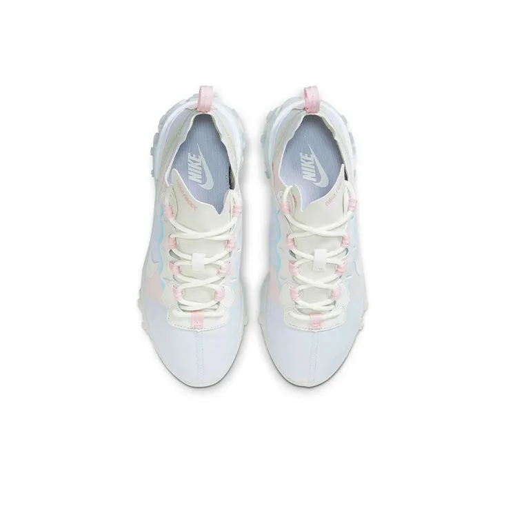 Nike React Element 55 White Crimson Gold Women's-3