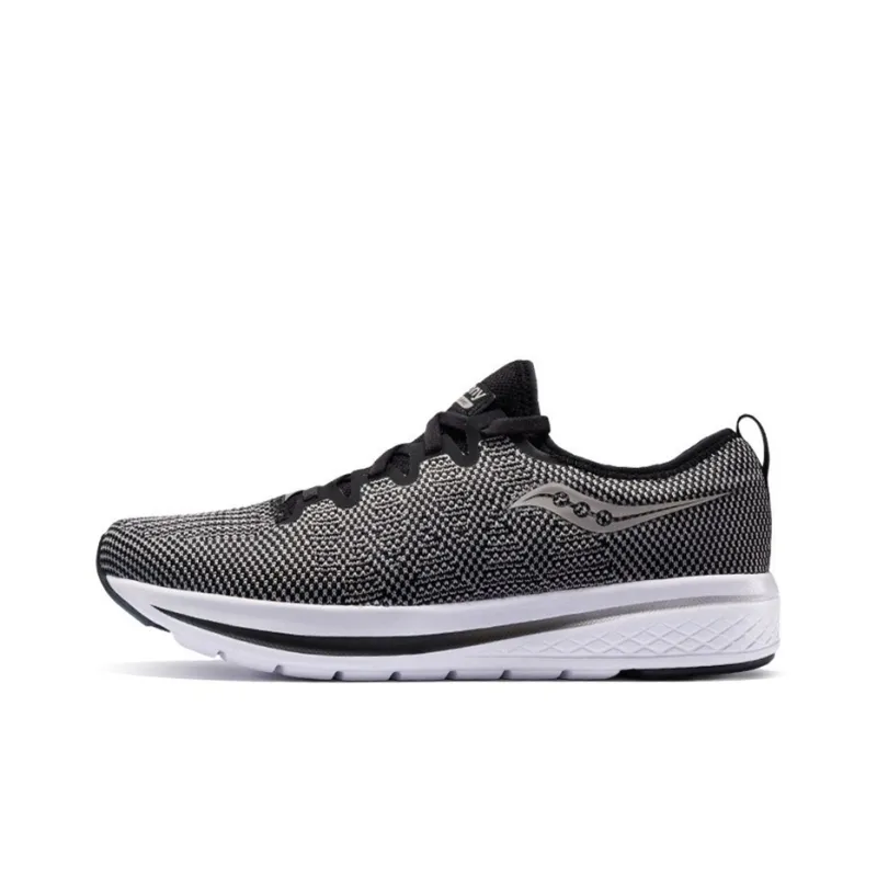 Saucony Versafoam Flare Non-slip Lightweight Low-Top Running Shoes Men's Black-0