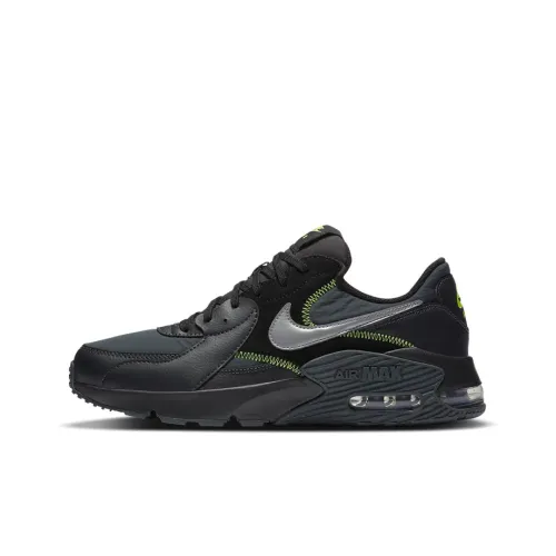 Nike Air Max Excee Running Shoes Unisex Low-Top Black/Green