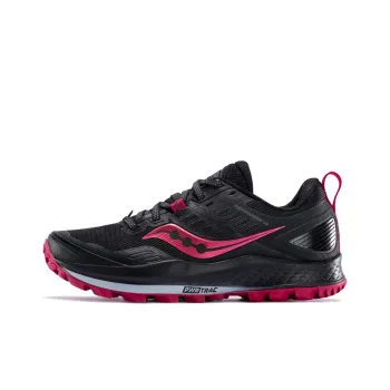 saucony Women's Peregrine 10 Wide 'Black Barberry'