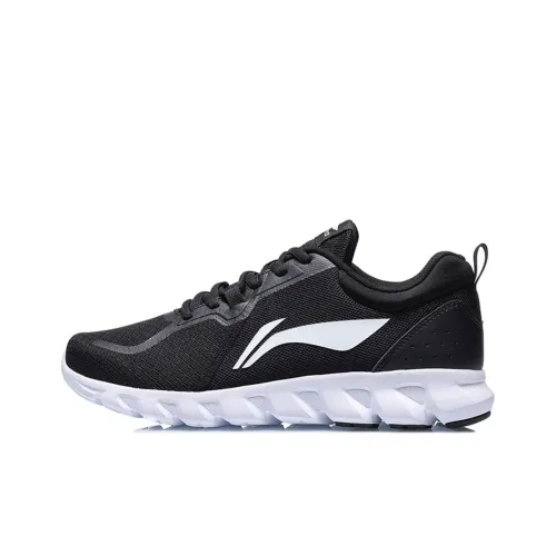 LINING Move With Your Heart Running Shoes Men Low-Top Black/White