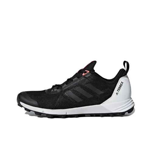 Adidas TERREX AGRAVIC SPEED Running Shoes Women's Low-Top Black/White/Pink