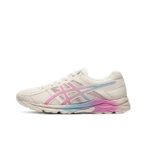 Asics Gel-Contend 4 Running Shoes Women's Low-Top Beige/Pink