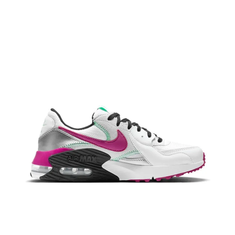 Nike Air Max Excee Running Shoes Women's Low Top White/Silver/Purple-1